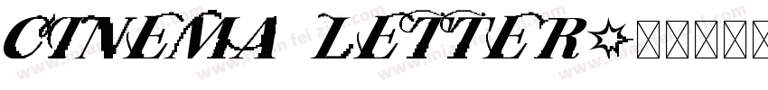 Cinema Letter字体转换